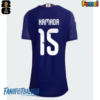 Japonia Daichi Kamada #15 Echipament de Fotbal Replică Mondial 2026 Femei Acasa